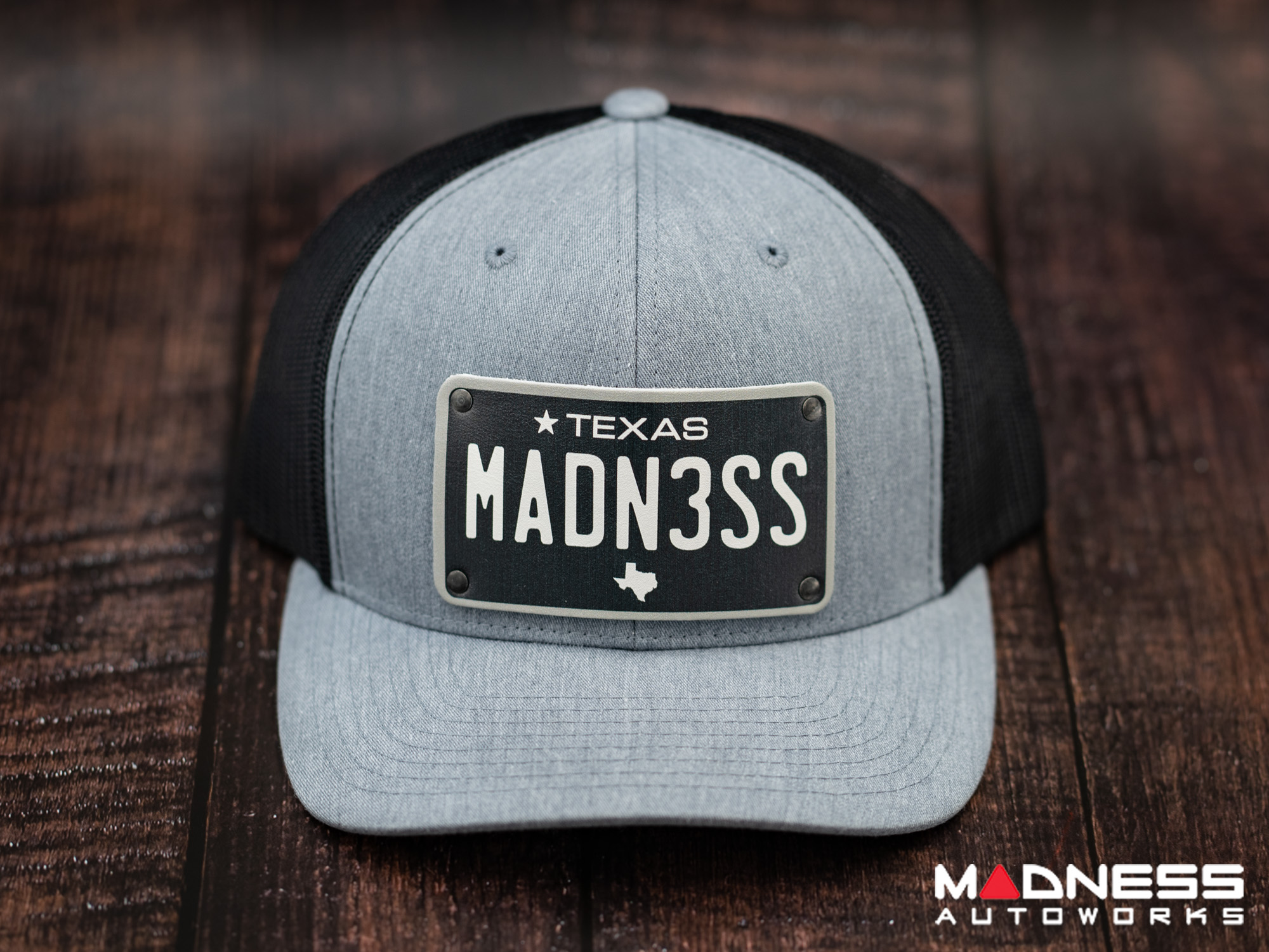 Cap - Trucker Style - w/ Texas Black Plate + MADN3SS 